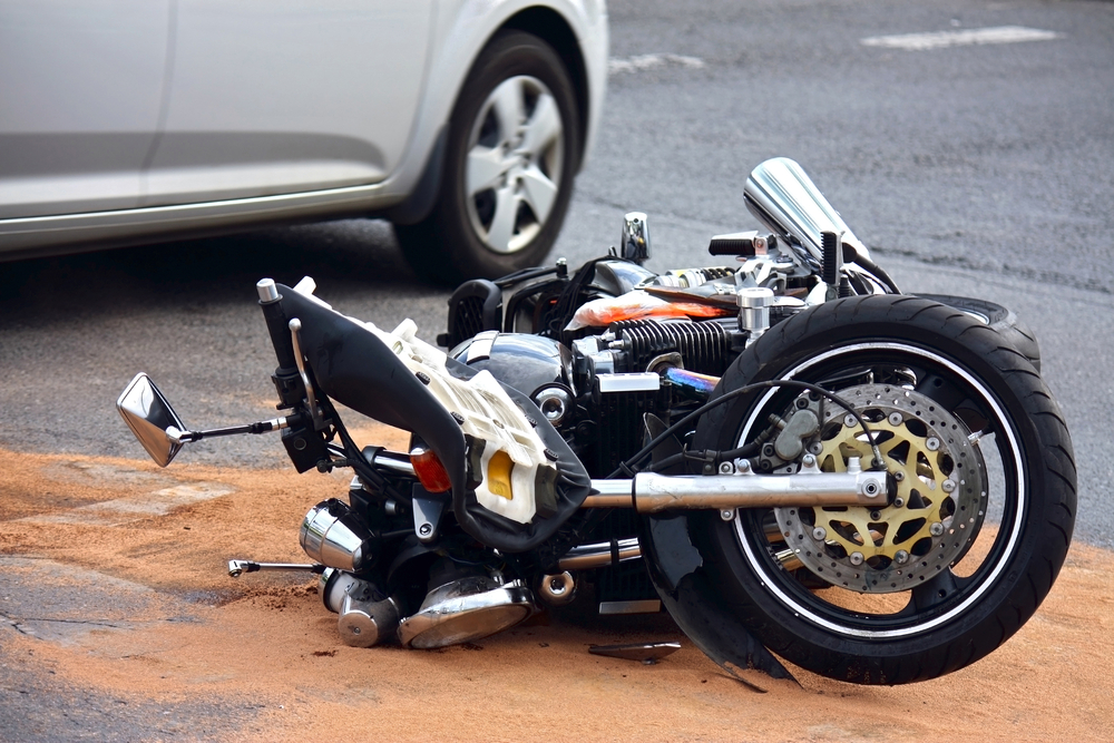 Philadelphia motorcycle accident resulting in lost wages and pain and suffering